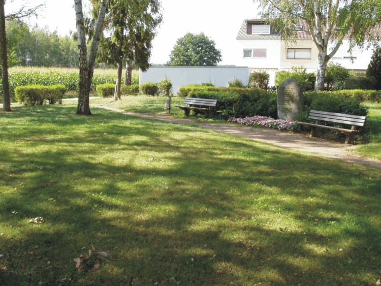 heutige Ansicht des Gel�ndes des ehemaligen Lagerfriedhofes